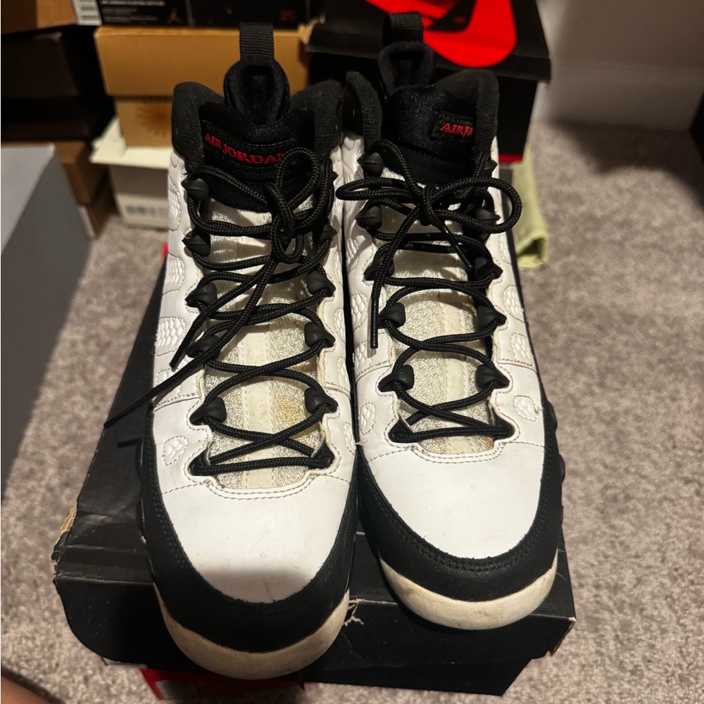 Nike Air Jordan Retro Black and White Sneakers